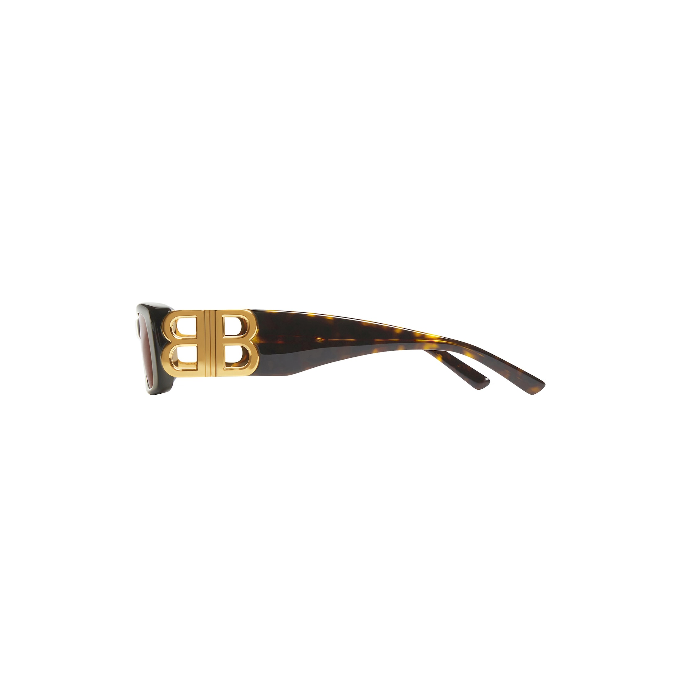 Women’s Dynasty Rectangle Sunglasses in Brown - Image 3